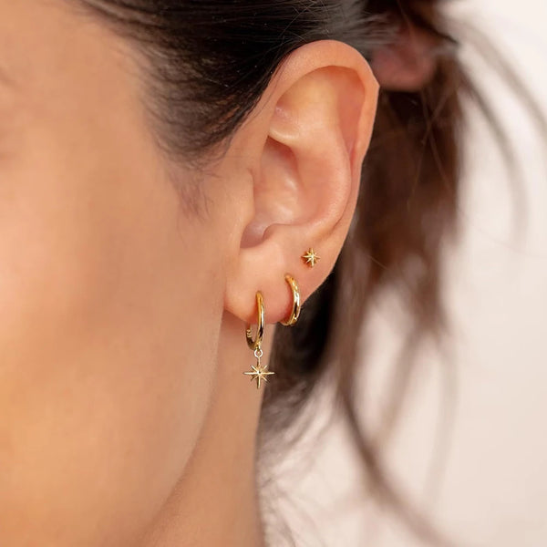 Elegant Star Drop Earrings Set