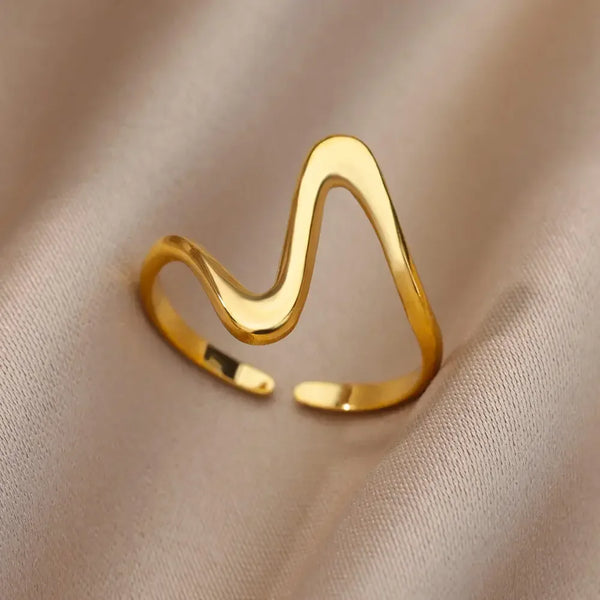 Golden Heart Wedding Ring