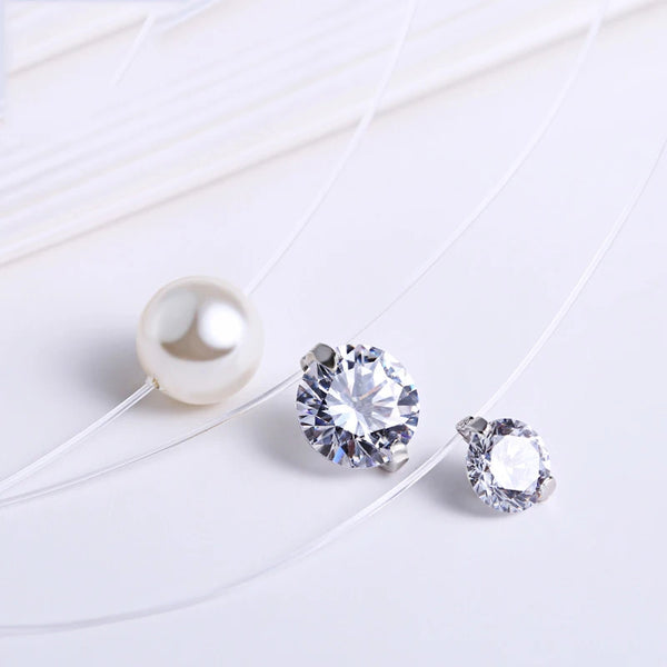 Elegant Pearl Choker Necklace