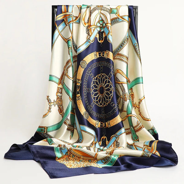 Elegant Silk Square Scarf