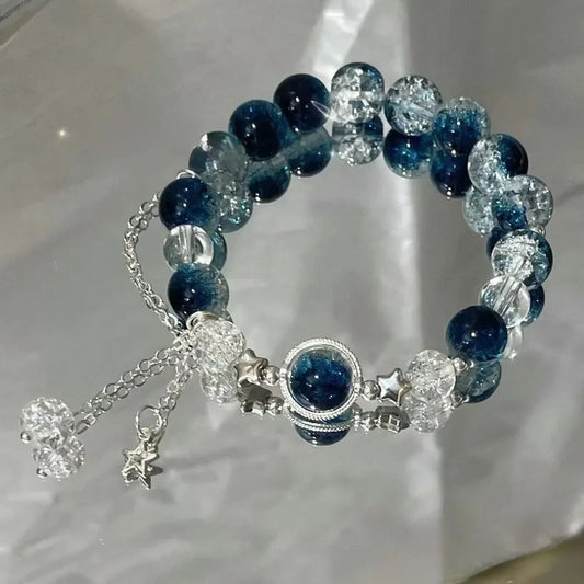 Chic Blue Crystal Bracelet
